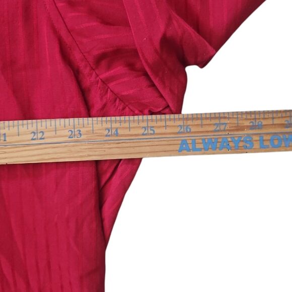 Wrangler Retro 80s Red Western Pearl Snap Button Shirt Sz XL Cowboy Rodeo - Picture 9 of 13